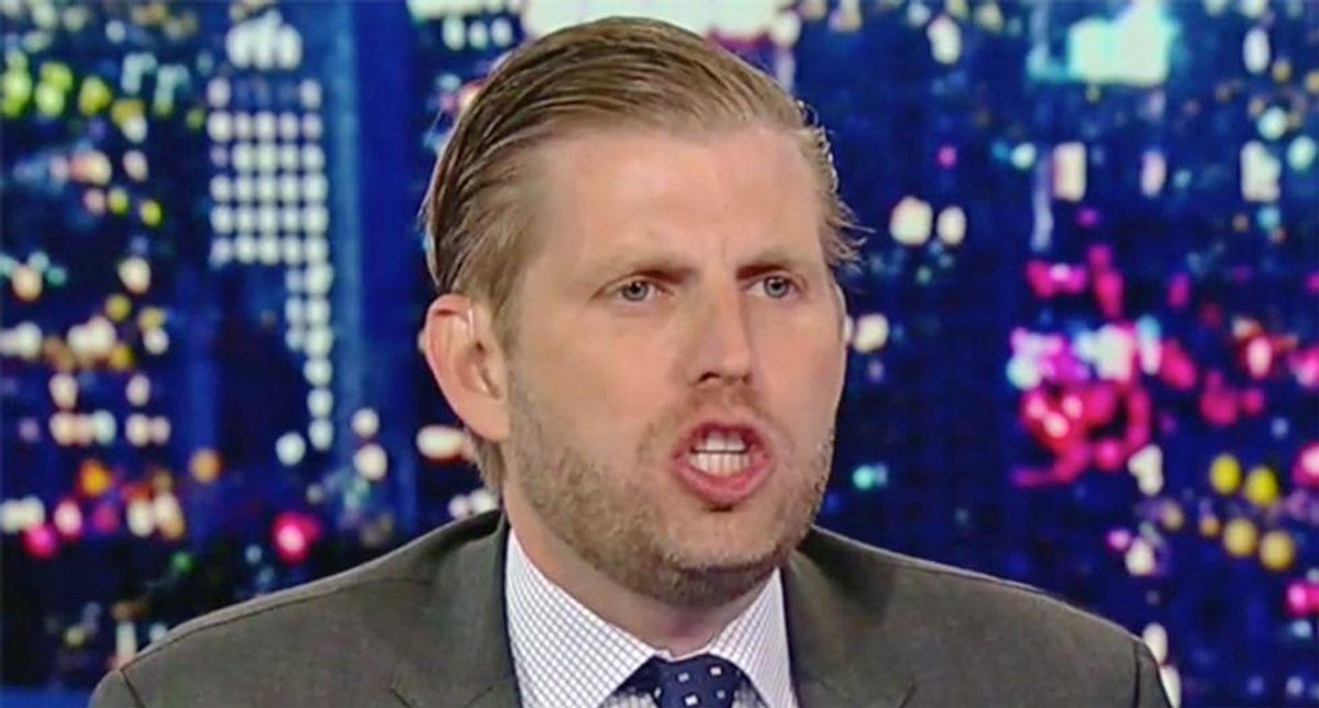 Eric Trump's lawyer drops him as client in Trump Org fraud suit: report