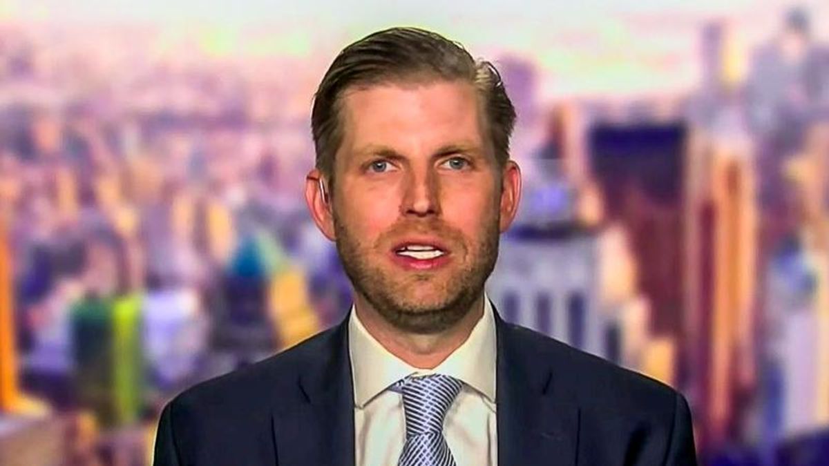 Eric Trump: Biden's policies 'are causing Texas to freeze'