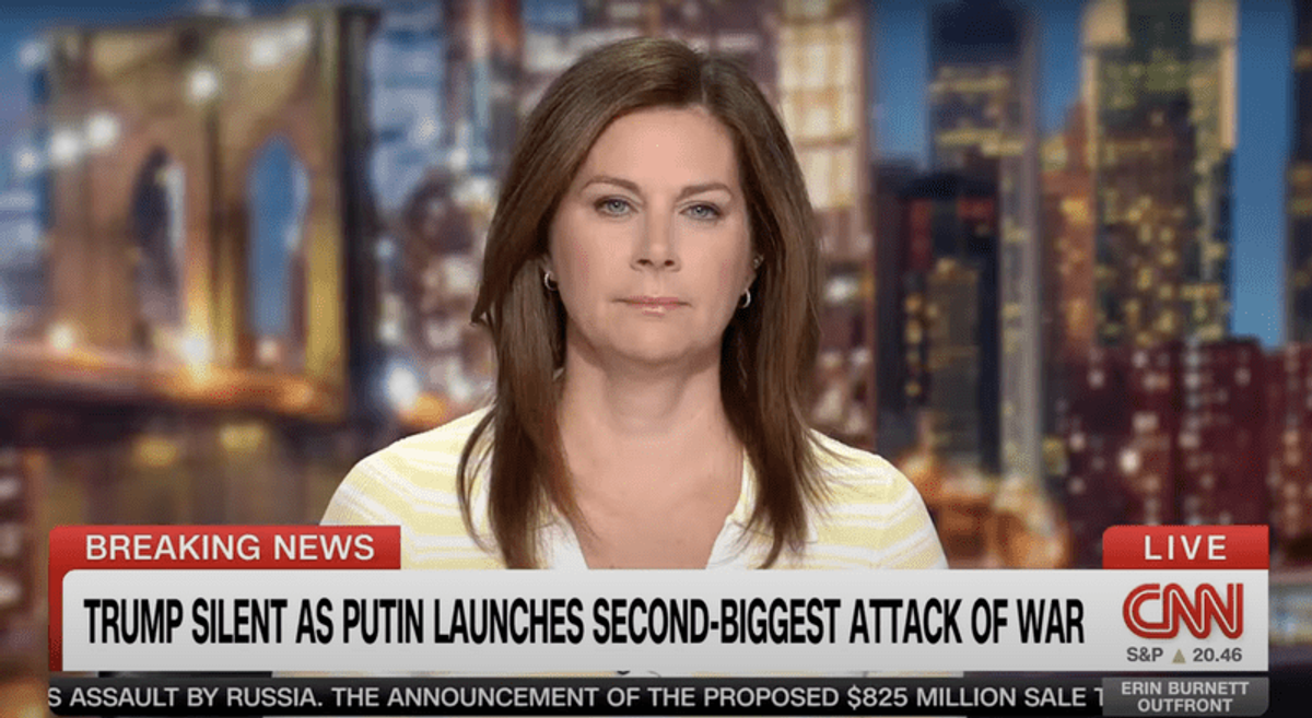 'Whoa': Stunned Erin Burnett smacks down White House remarks on Russian invasion