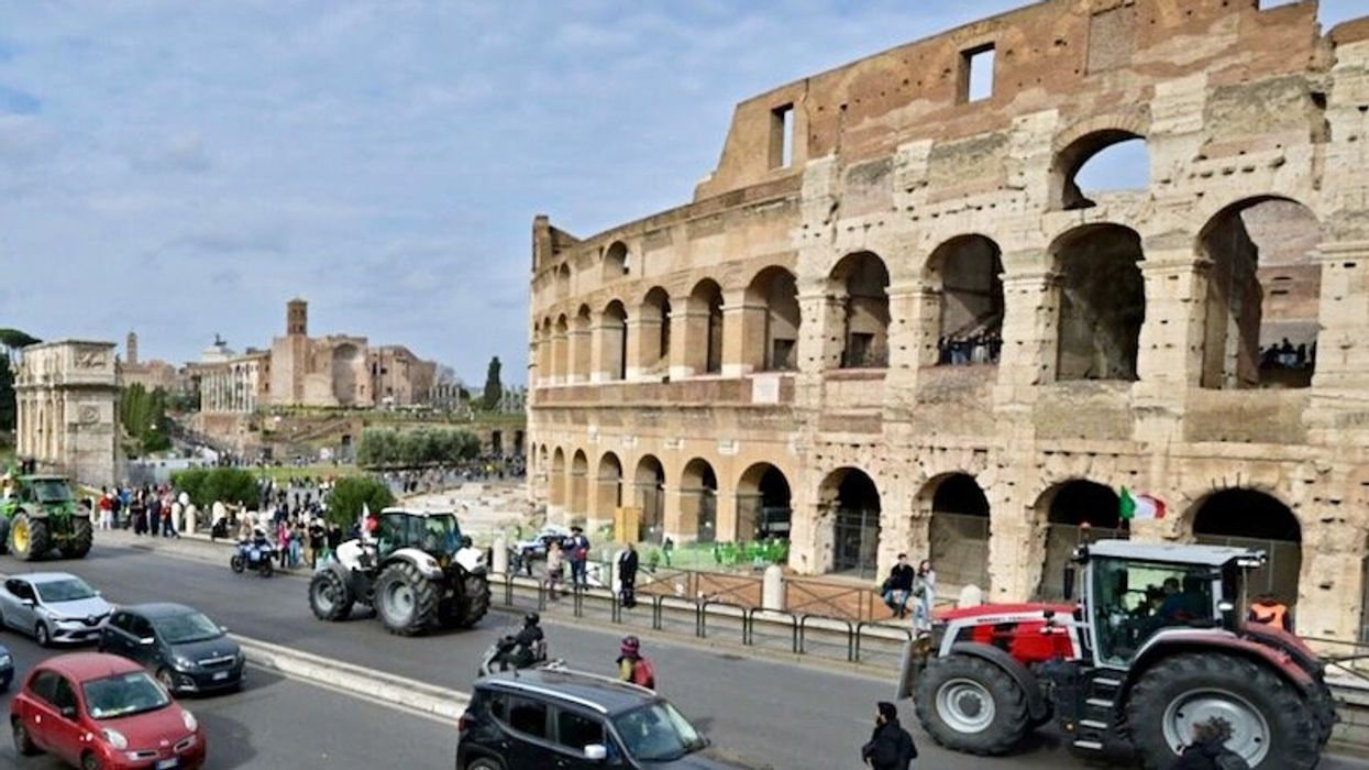 Meloni restores tax breaks after farmer protests reach Colosseum