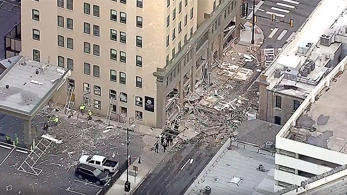 Explosion at Fort Worth hotel