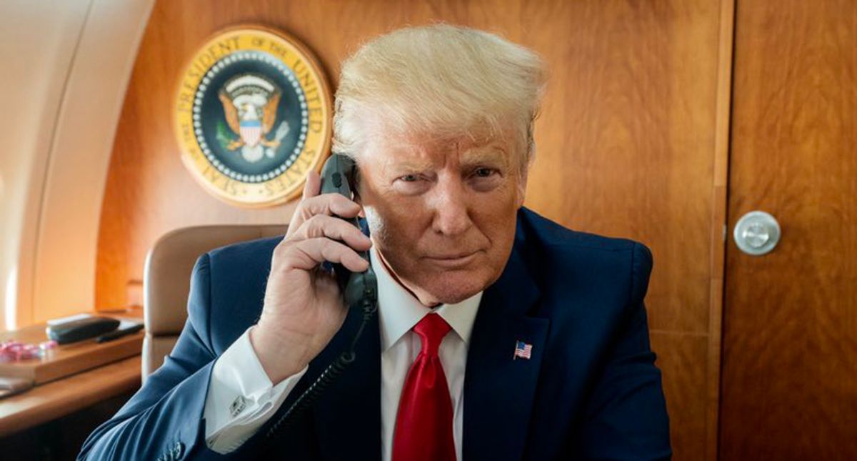 'I have no idea what a burner phone is': Trump denies wrongdoing after White House call logs reveal seven-hour gap