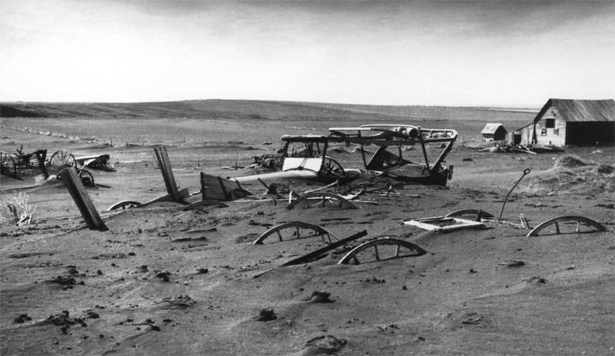 Road to nowhere: Oklahoma's Donald J. Trump Highway runs through the desolate Dust Bowl