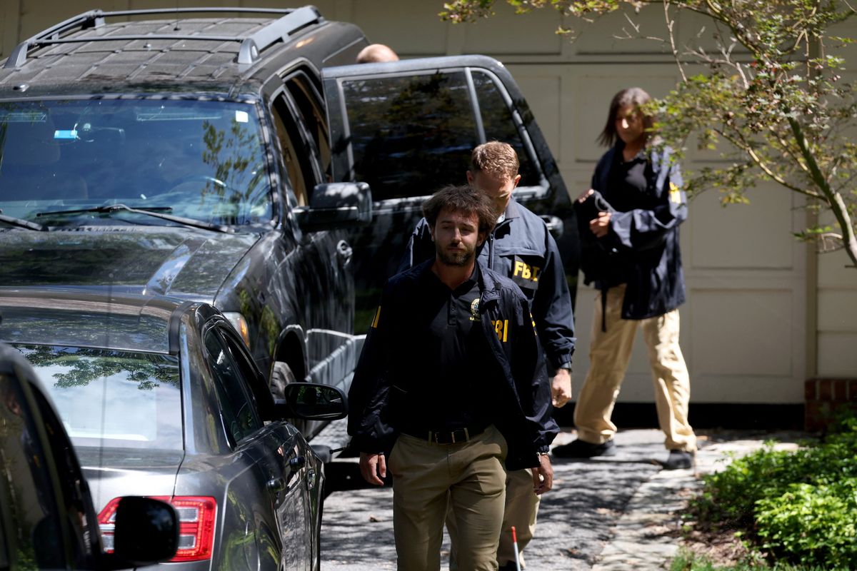 'Frightening': John Bolton’s neighbor storms outside to put Trump ‘on blast’ over FBI raid