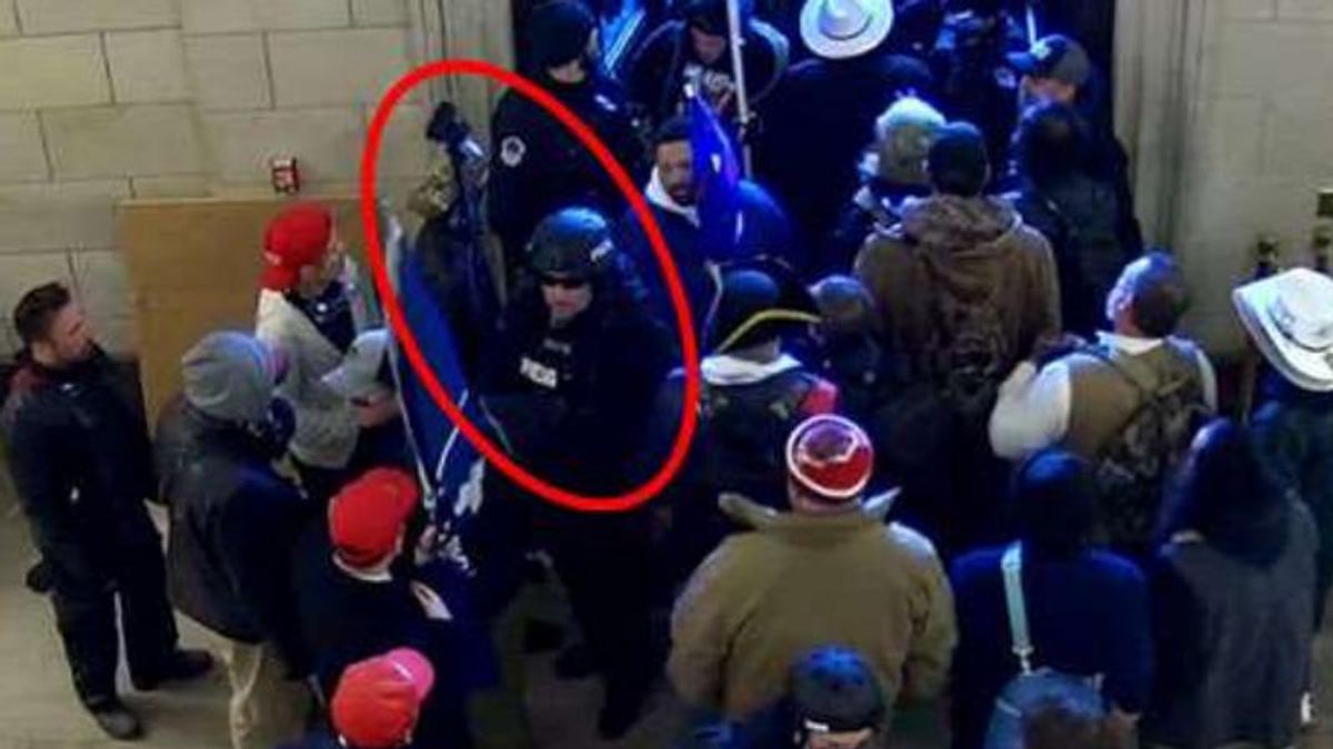 BUSTED: Fake 'press' Capitol rioter also runs a white nationalist website