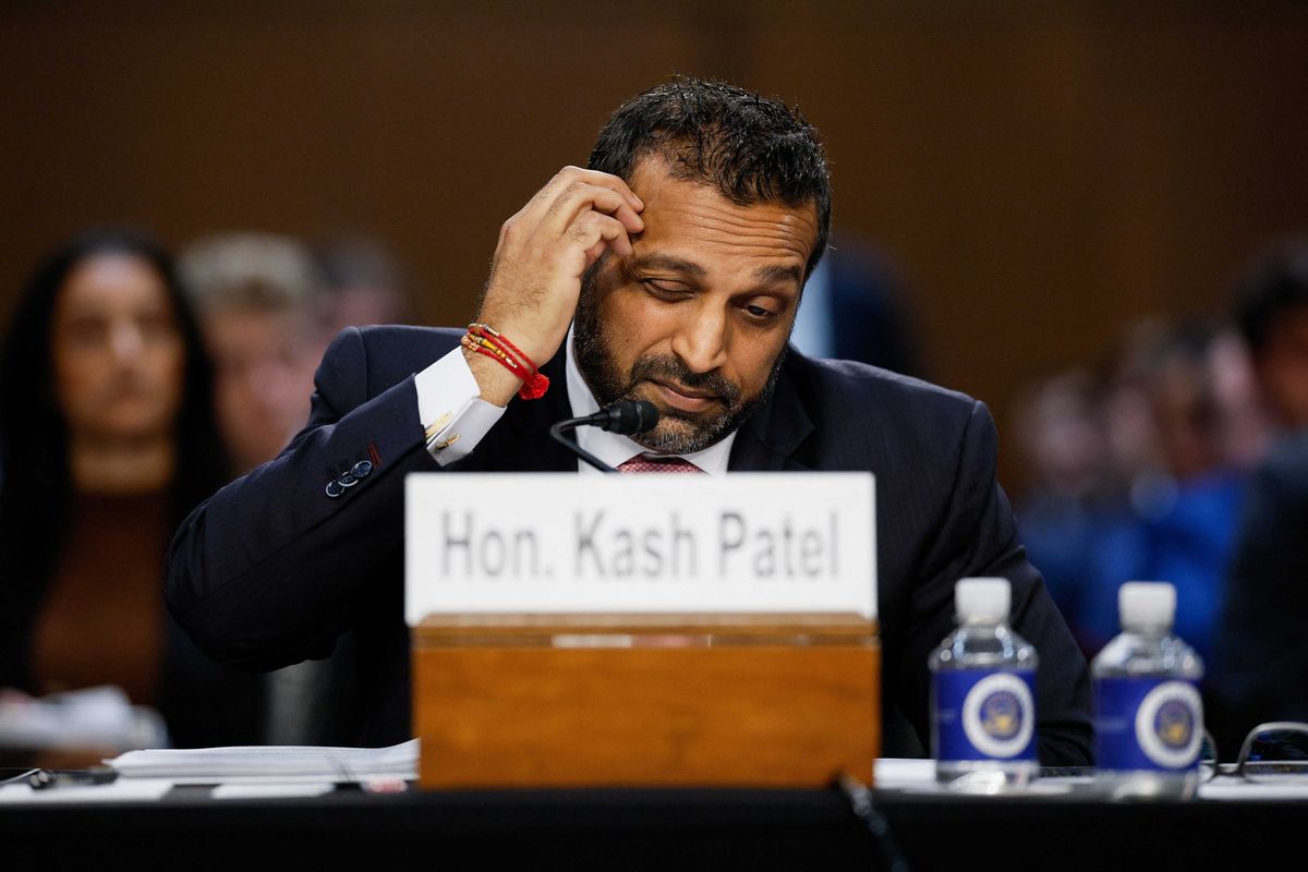 Kash Patel dressed down to his face over his 'inane, debunked' remarks