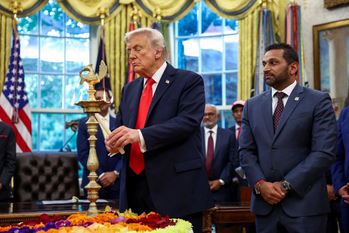 'Democrat in disguise?' MAGA turns on Trump for celebrating Diwali in the Oval Office
