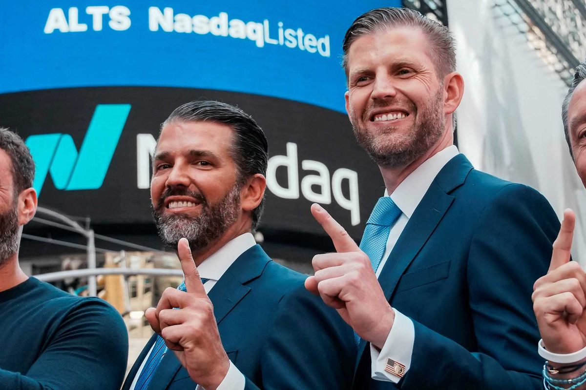 Eric Trump gushes over Natalie Harp's 'genetics' in cringy rant about her 'looks'