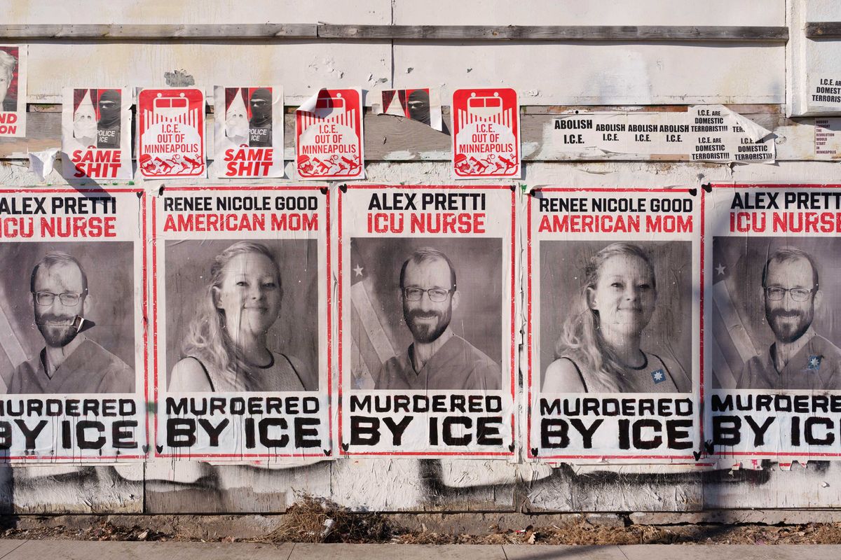 Memorial for ICU nurse slain by ICE vandalized with motor oil