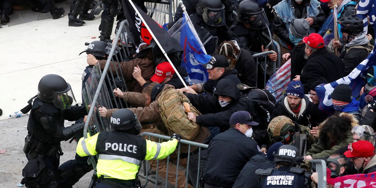 Image for article Trump deserves prison MAGA rioter rejects his pardon from president