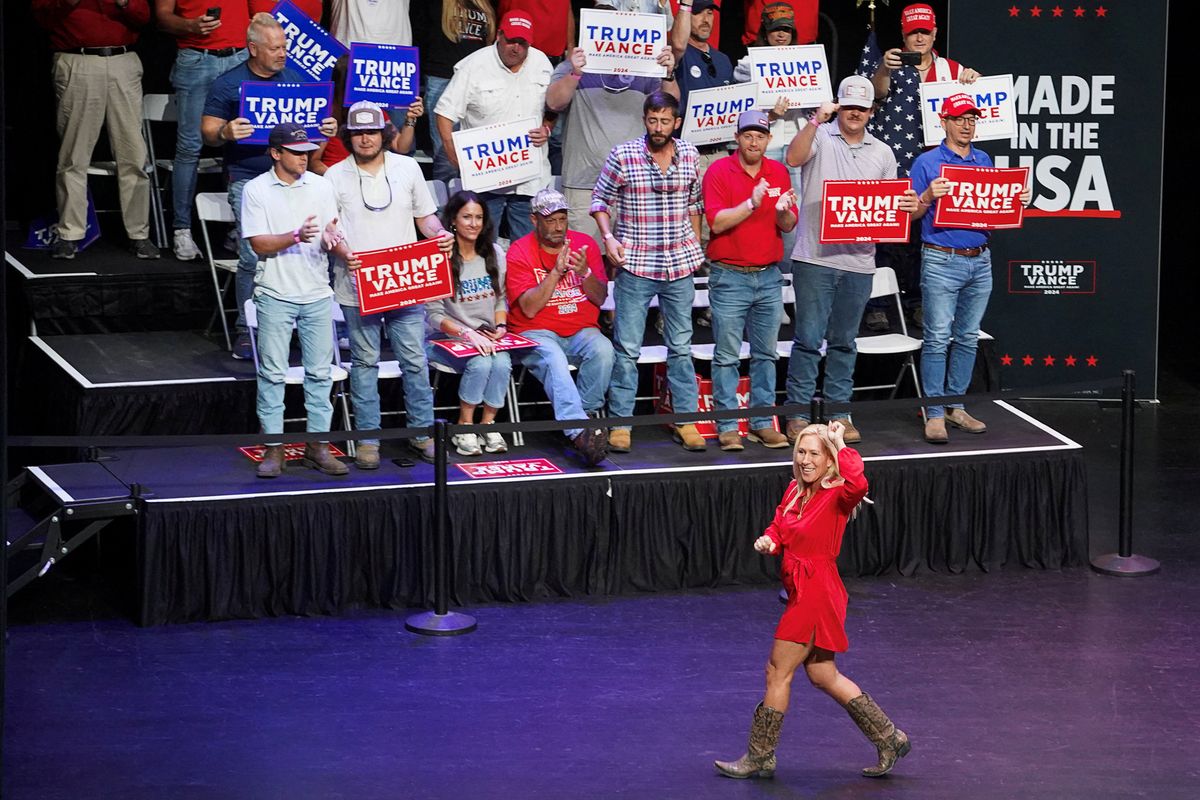 Marjorie Taylor Greene's new gig celebrated by leading progressive: 'She barely shows up'