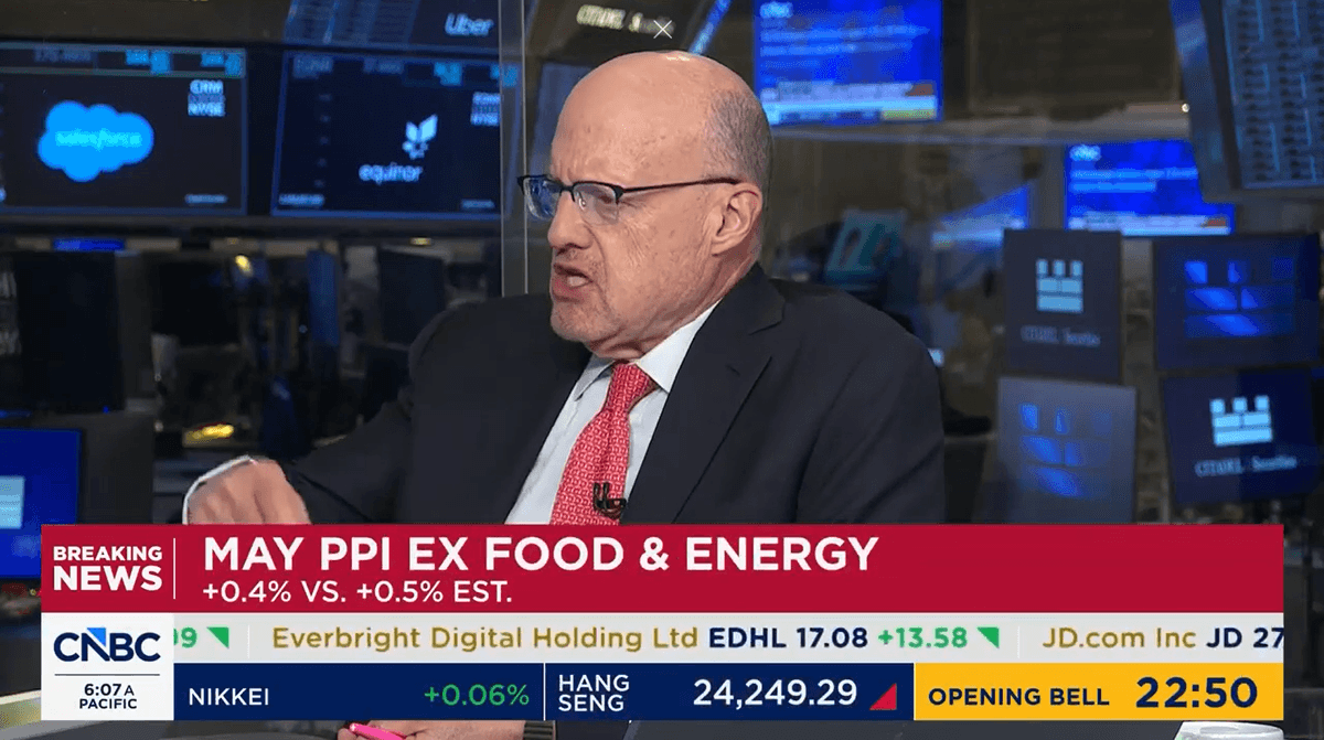'Highly emotional man': CNBC's Jim Cramer rips Trump as Iran war drives up prices