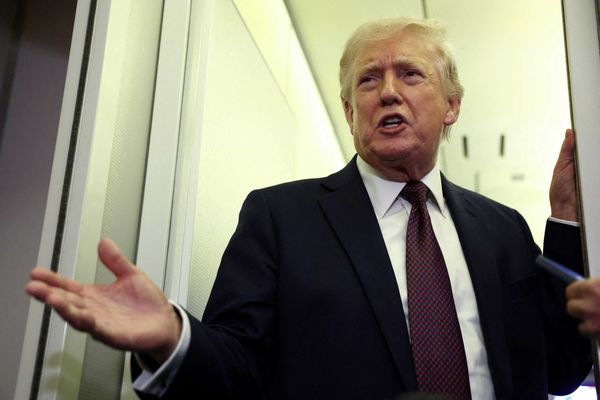 'You're on a dangerous flight': Trump shocks reporters on Air Force One with threat claim