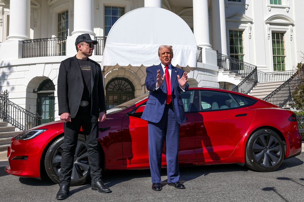 'Breaking news': CNN reveals what Trump plans to do with Tesla he got from Musk
