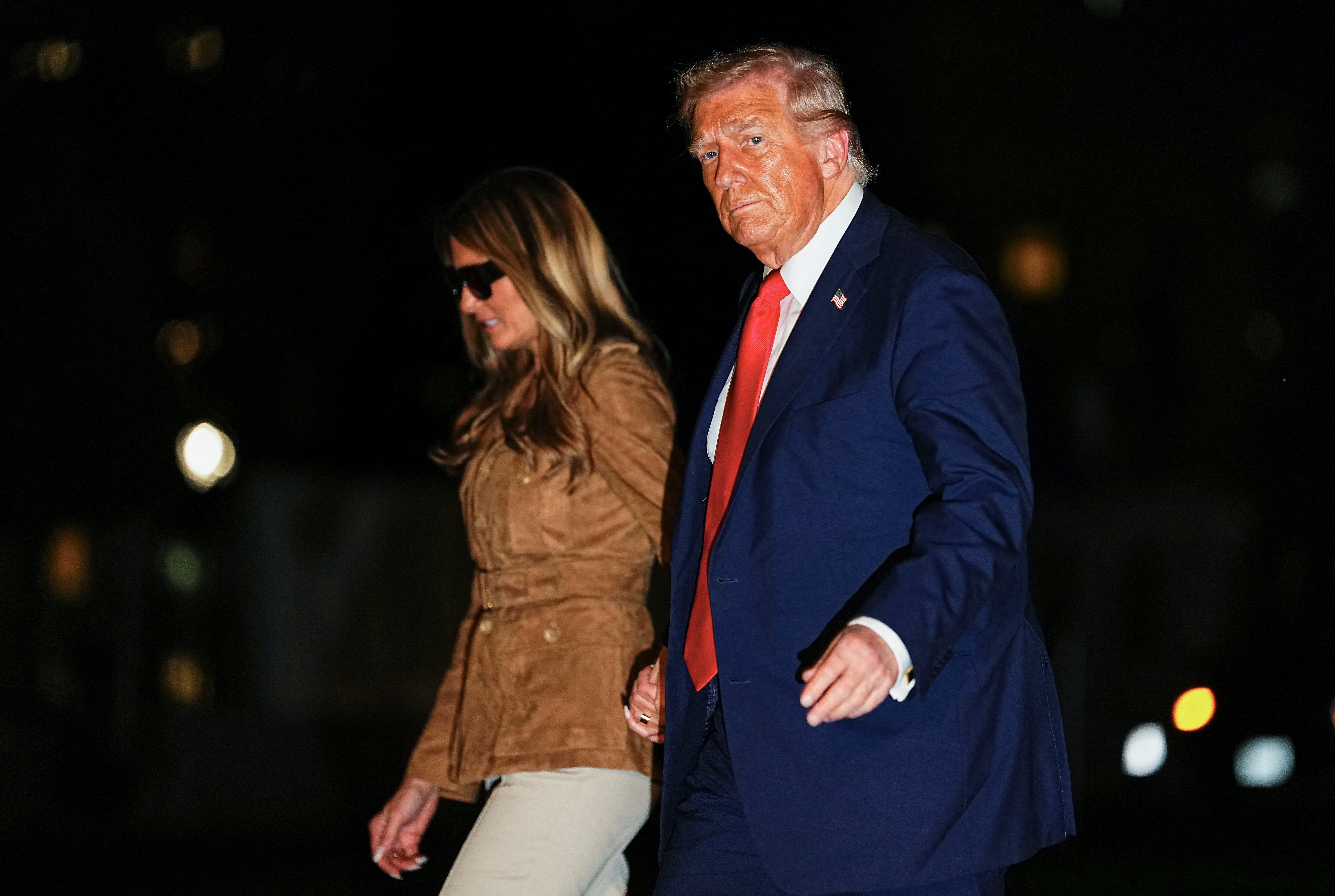 Donald and Melania Trump