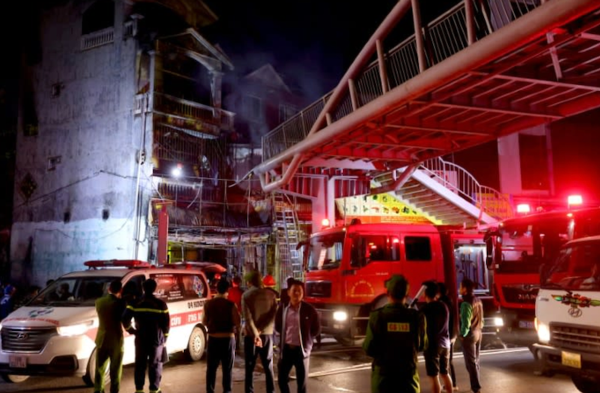 Hanoi karaoke bar fire kills 11, arson suspected
