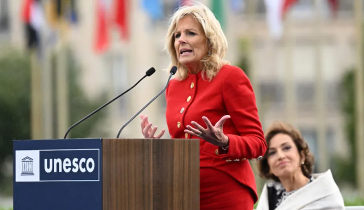 First Lady Jill Biden marks US reentry into UNESCO at Paris ceremony