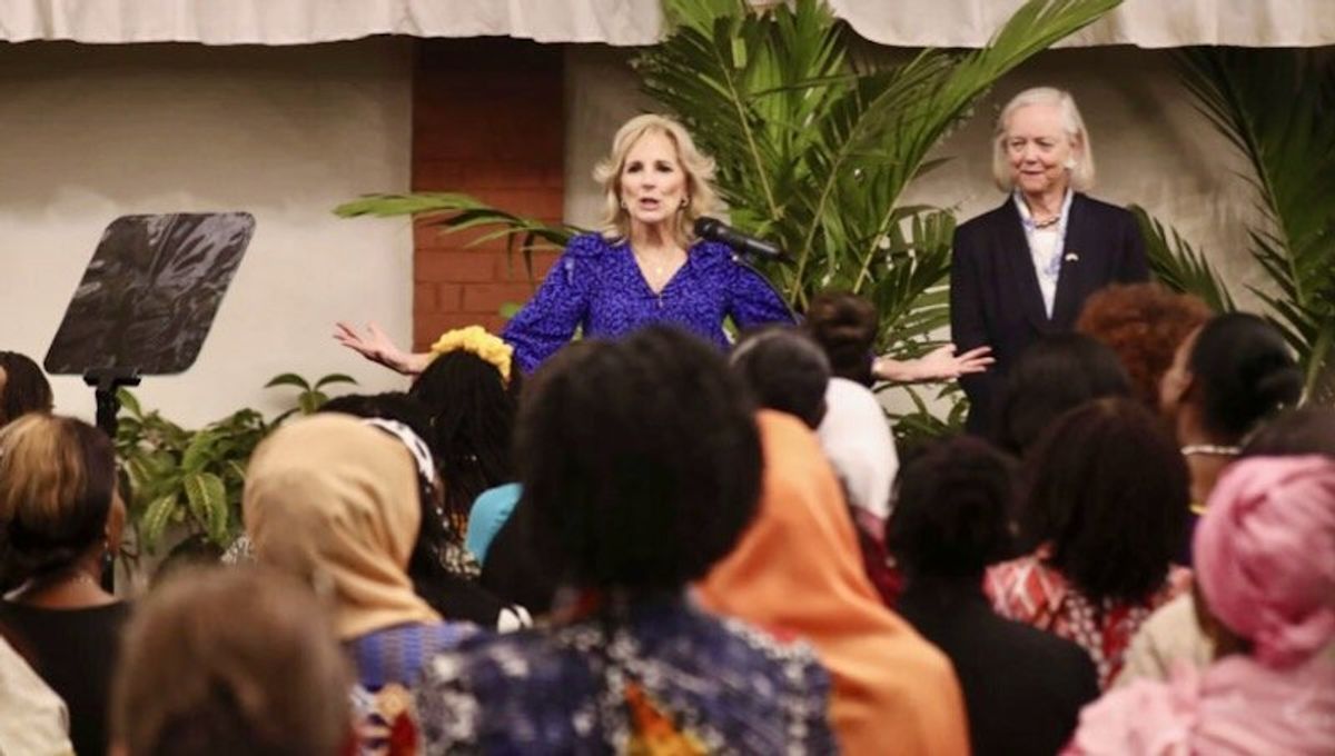 Jill Biden visits Kenya to shine light on worst drought in decades