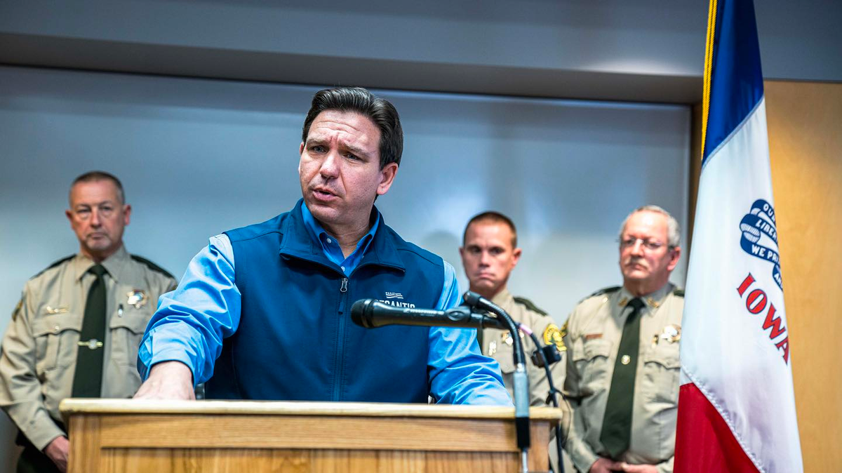 Ron DeSantis lost in translation over Donald Trump's 'blood stuff'