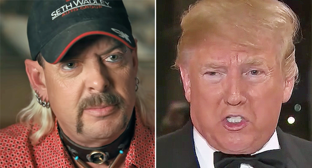 Stretch limo awaits Joe Exotic as team waits on pardon call from Trump