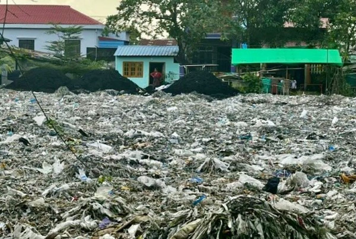 'License to hide': Western plastic waste dumped in Myanmar