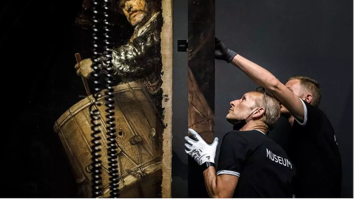 Lost parts of Rembrandt masterpiece restored by AI