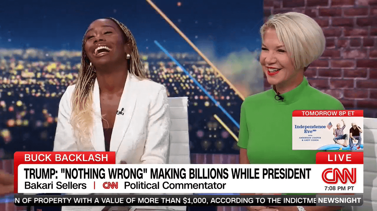 GOP podcaster ridiculed on CNN panel as his defense of Trump sons collapses