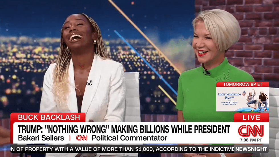 GOP podcaster ridiculed on CNN panel as his defense of Trump sons collapses