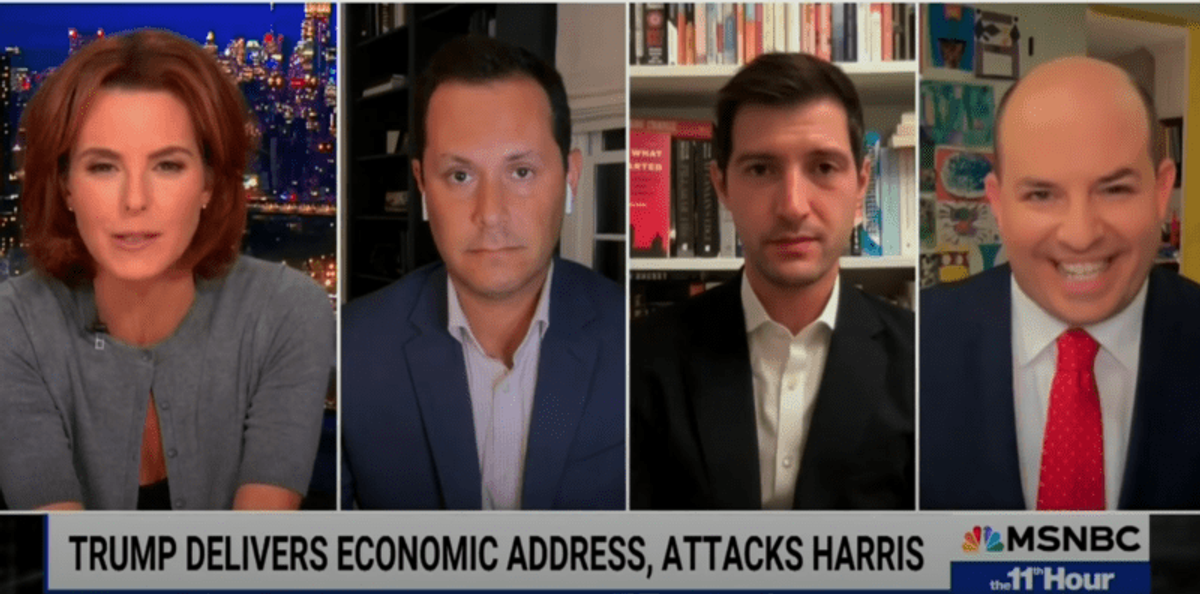 'A mess': Ex-CNN anchor can't help but laugh as he recounts Trump's economic speech ​