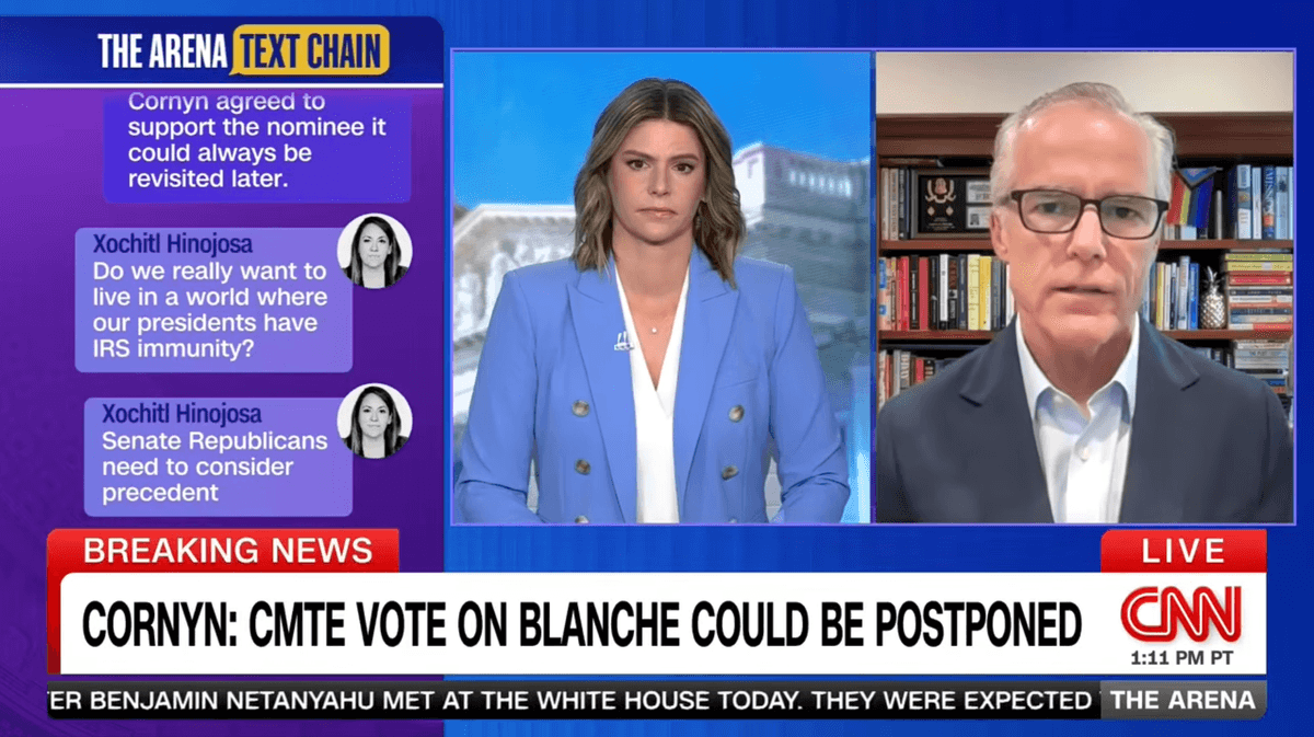 Red flags fly as 'very suspicious' move from Todd Blanche has confirmation in doubt