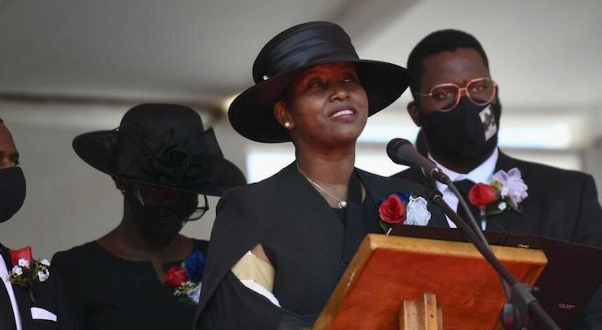 Widow of Haiti's president indicted in his assassination