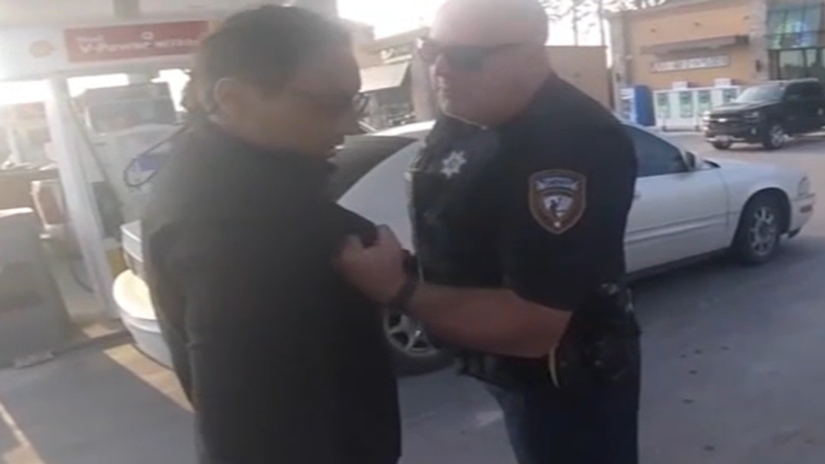 Texas sheriff's deputy fired after he's filmed punching teen during gas station confrontation
