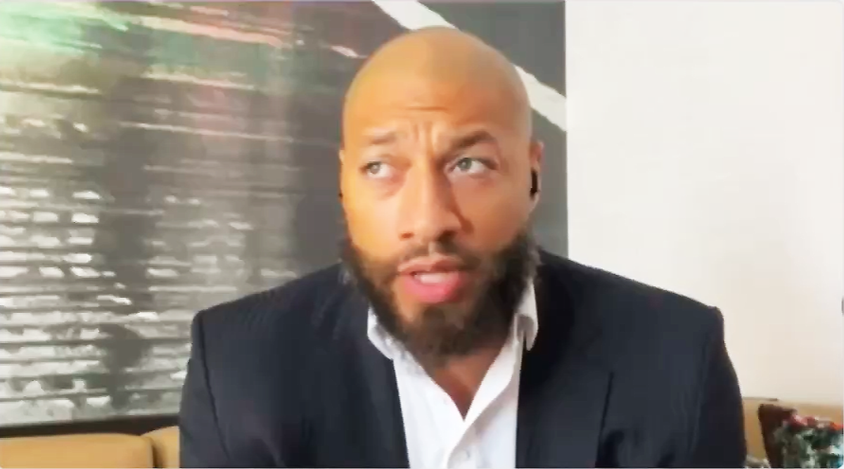 Ex-NBA player who wore 'Trump won' on his head tells Steve Bannon that 'women have become too mouthy'