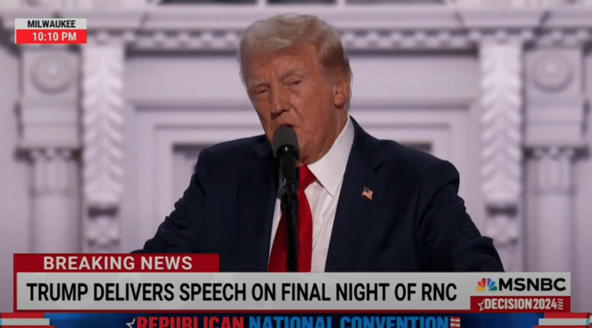Trump breaks his 'Voldemort' rule and utters word — twice — that he swore against at RNC