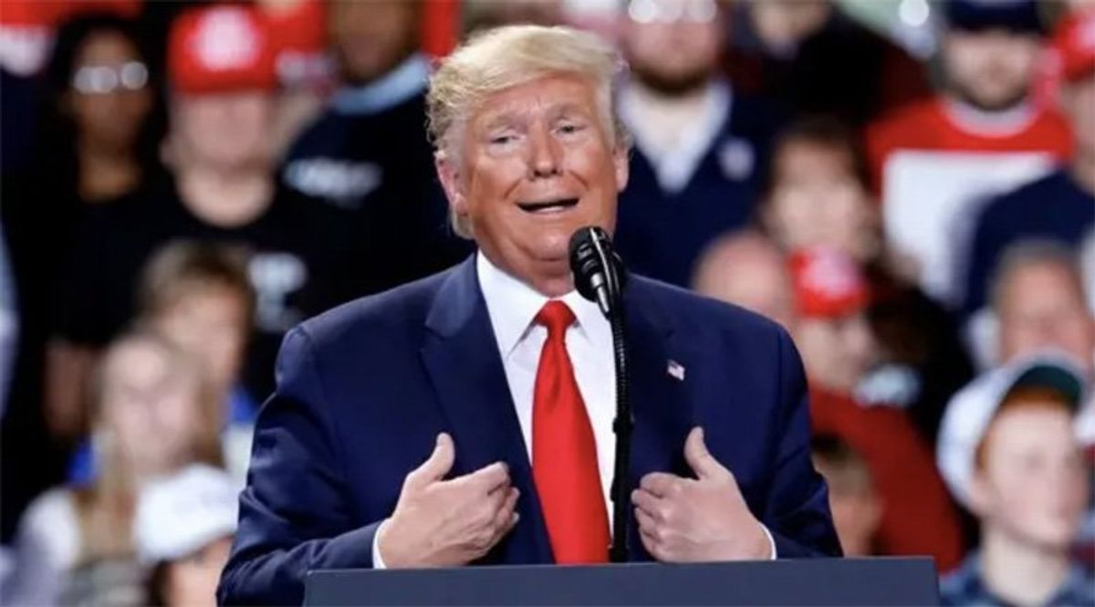 'Nobody's talking about it': Trump uses rally to comment on rivals' third GOP debate