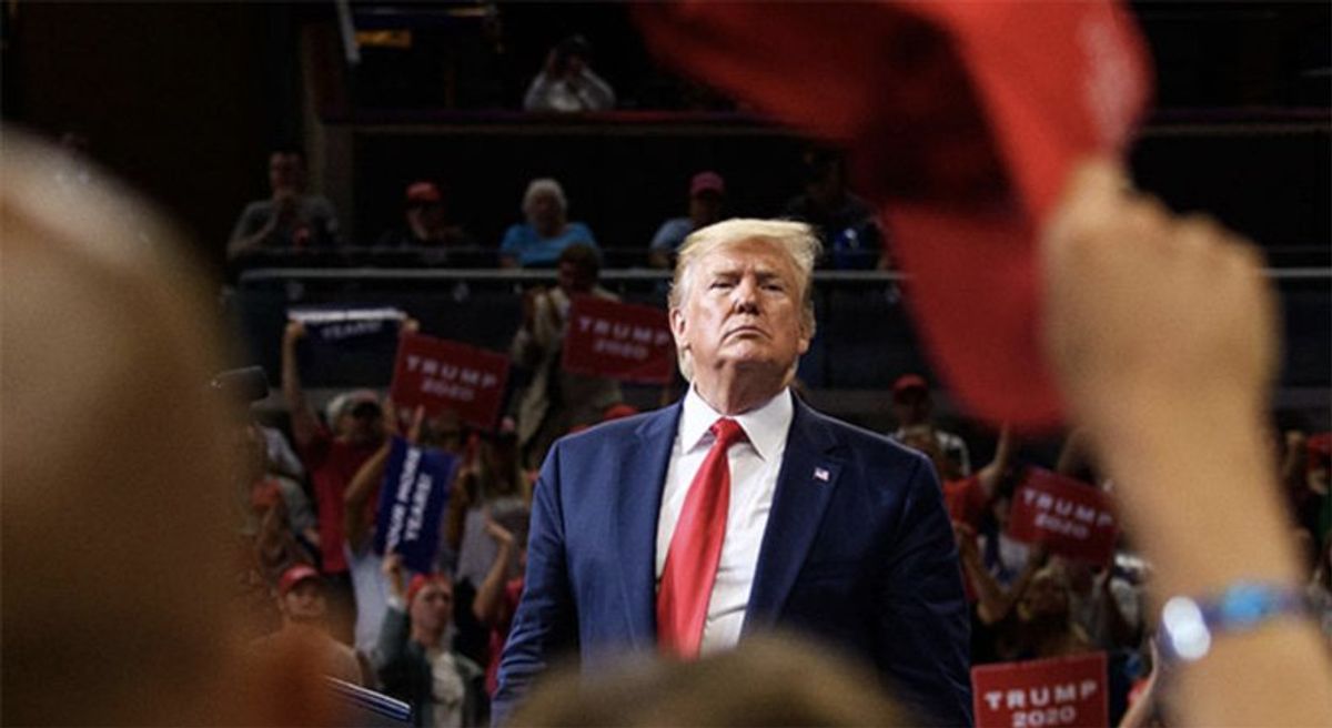 Trump fumes that 'lamestream media' is downsizing rally crowds in pre-Thanksgiving rant