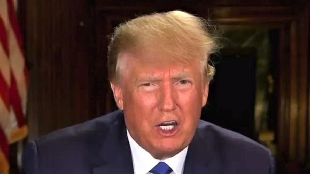 Trump bungles attempt to slam Biden over supply chain -- and says 'every shelf was bare' on his watch