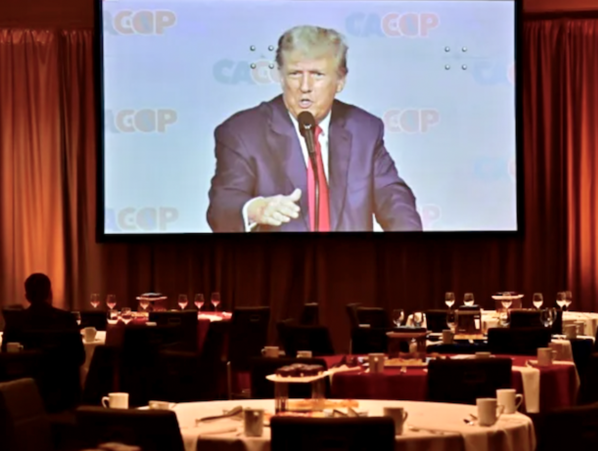 California Republicans swoon over Trump despite debate no-show