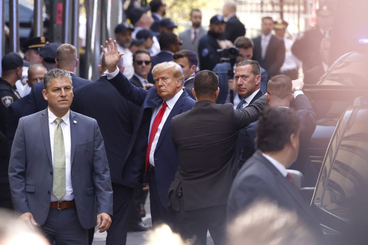 Trump storms out of court and whines to press after being fined for ...