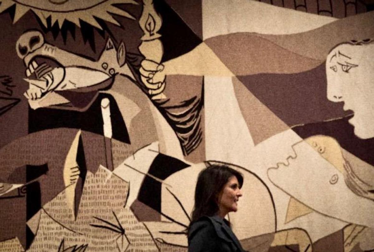 'Guernica' tapestry long on view at UN, no longer is