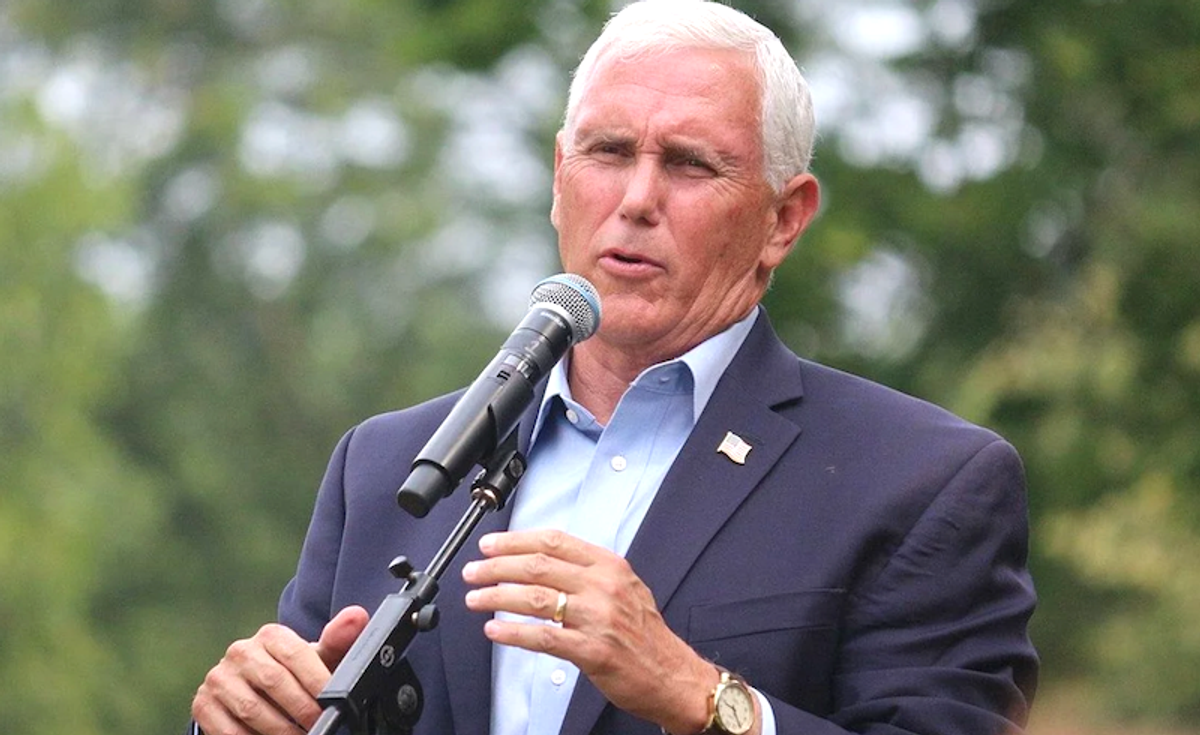 Mike Pence is going down. Why not go down a hero?