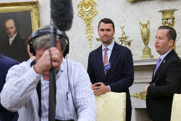 Charlie Kirk tripped up by high-schooler's pointed question at leadership summit