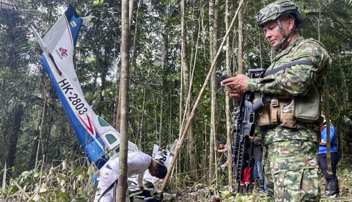 Still hope of finding kids missing for weeks in Colombian Amazon