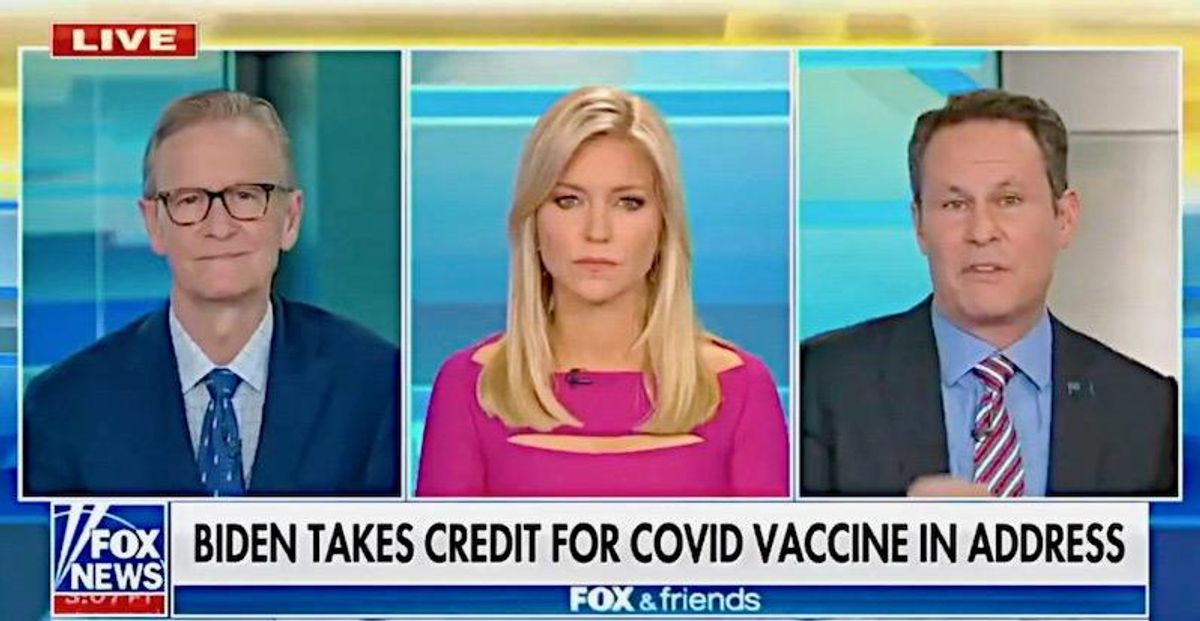 Fox News furious Biden wasn’t pouring praise on Trump: ‘Every time he has a chance – he kicks ‘em in the groin’