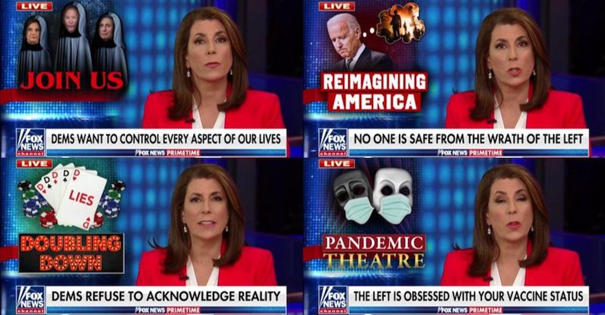 WATCH: Fox News host delivers 7 minute lie-filled rant calling Democrats a ‘cult in a never-ending fight with reality’