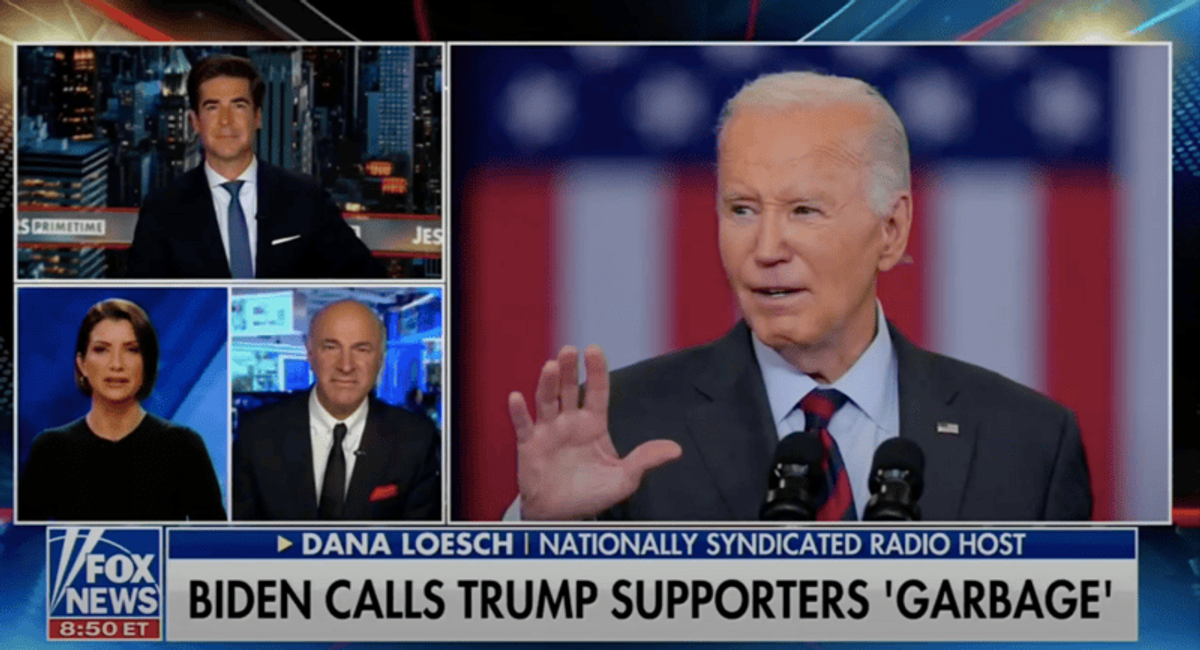 MAGA world fumes as Biden says: 'Only garbage I see floating out there is his supporters'