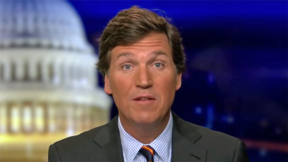 Tucker Carlson is absolutely losing it