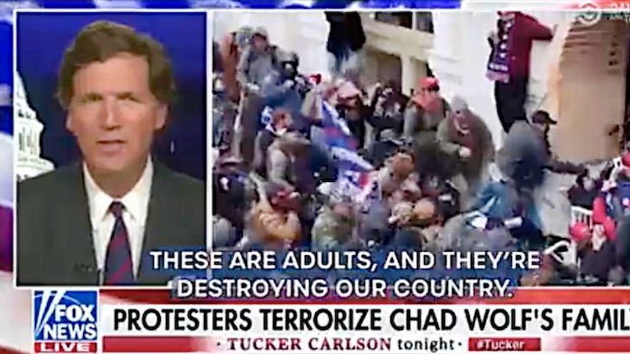 ‘The Daily Show’ uses Fox News hosts attacking BLM protests -- but with Jan. 6 insurrection footage