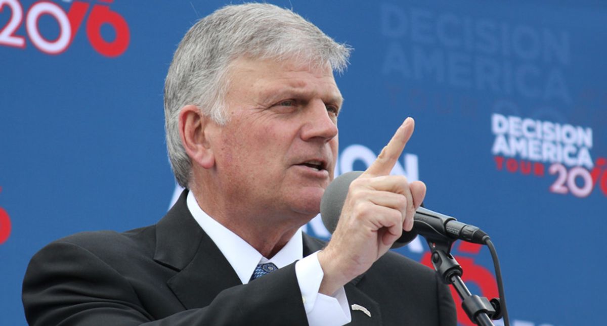 Franklin Graham's call for prayers after Trump hush-money verdict brutally mocked