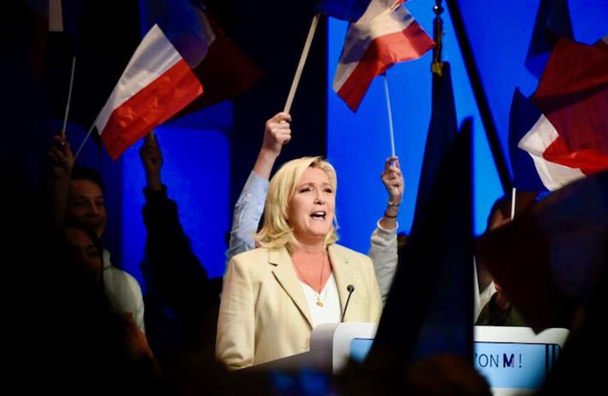 Marine Le Pen vows headscarf fines in tight French election battle